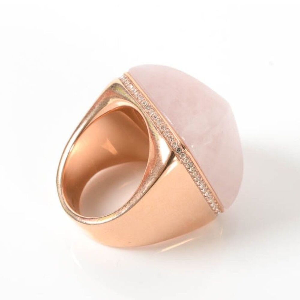 Michael Kors Blush Rush Collection Pink Stone Ring size 8 - Picture 8 of 13